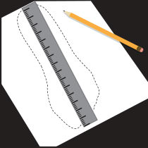 Size chart us eu in cm ruler paper